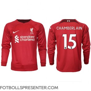 Liverpool Chamberlain #15 Hemma Matchtröja 2022-23 Långärmad